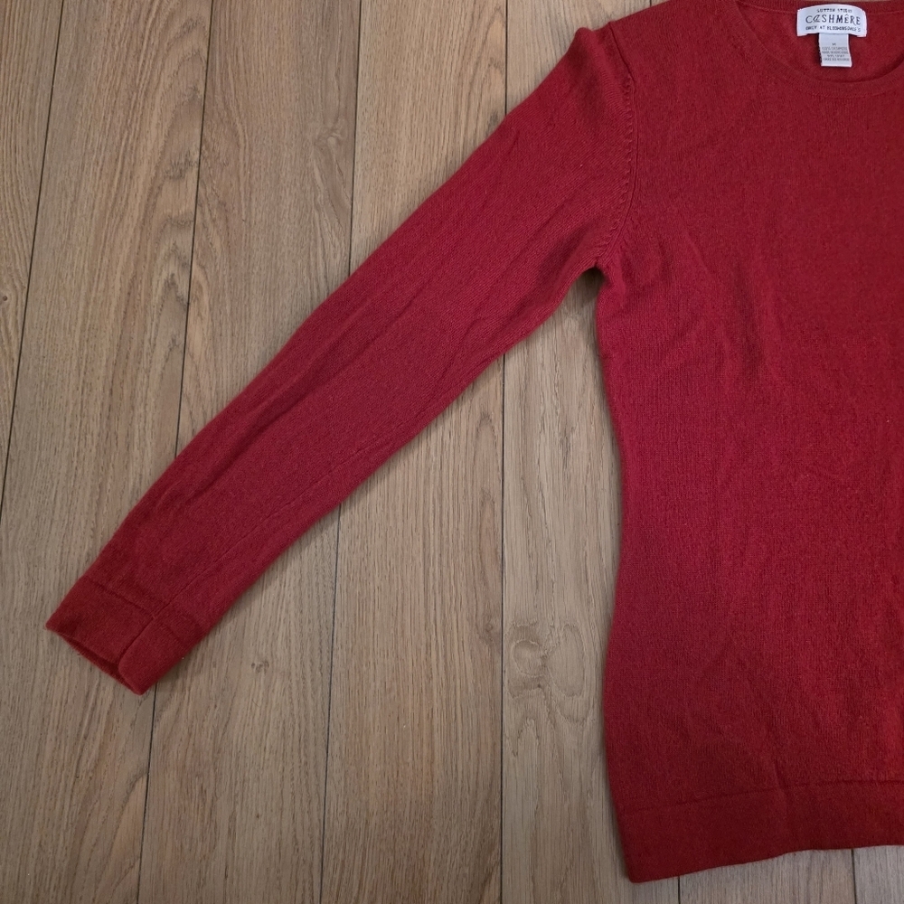 Vintage Sutton Studio Red Cashmere Sweater- M - Picture 5 of 13